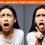 **

A split-screen image. On one side, a frustrated person yelling and pointing a finger. On the other side, a person using NVC, calmly stating their feelings and needs. Visual cues to highlight the contrast between reactive communication and NVC. The NVC side of the screen should feel brighter and more peaceful.
