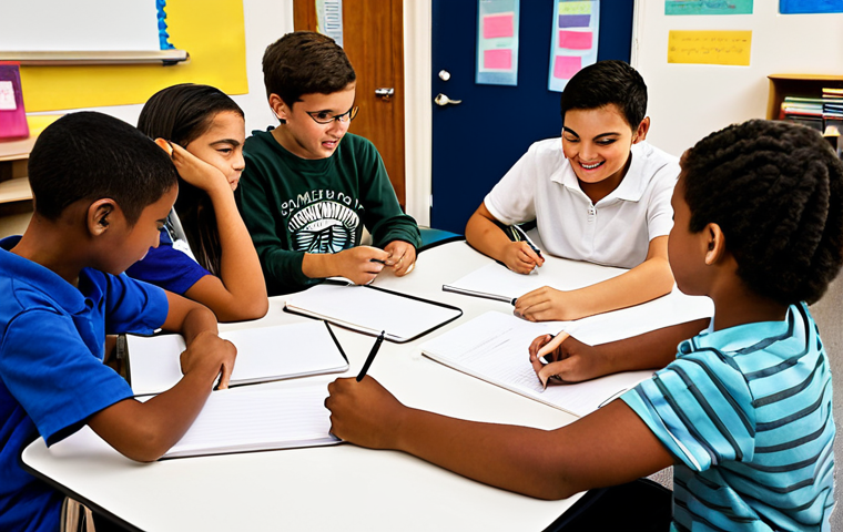 비폭력 커뮤니케이션을 통한 교육적 접근 - Conflict Resolution**

"Two students, fully clothed in school uniforms, are sitting at a table, enga...